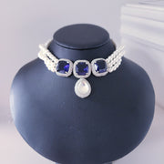 Indigo Choker Set